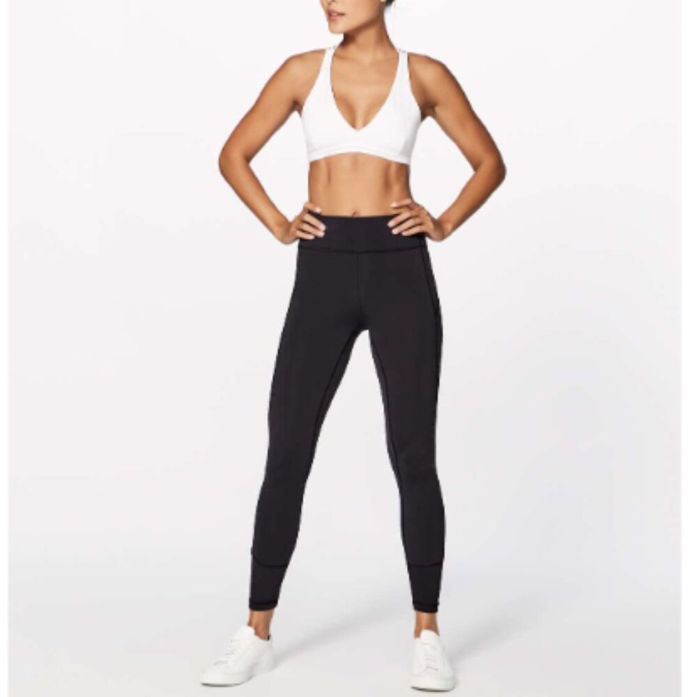 **SOLD** Lululemon In Movement 7/8 Tight *Everlux 25" Size 4 Black
